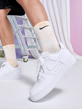 Nike耐克官方AIR FORCE 1 '07空军一号男子运动小白鞋情侣CW2288