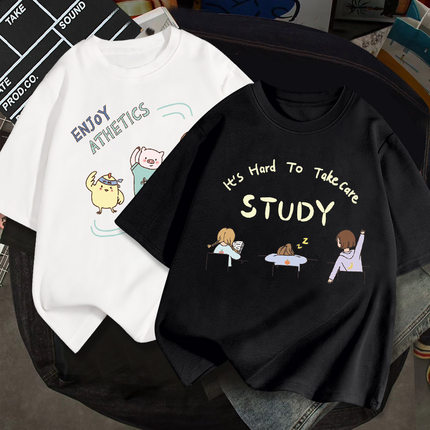 2022年新款夏季短袖t恤女ins潮宽松夏装设计感小众纯棉女装半袖夏